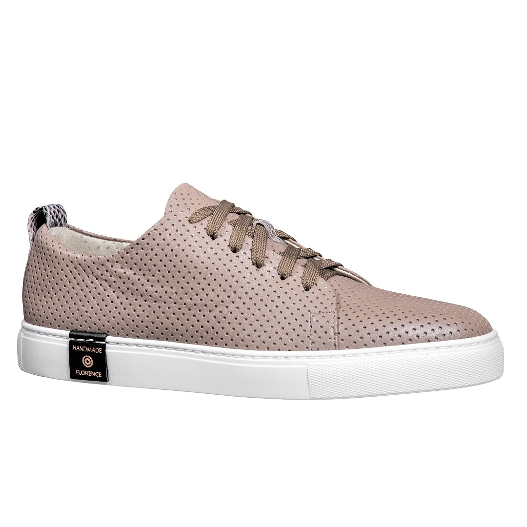 BASIC LOW _ Nude perforated Nude Python